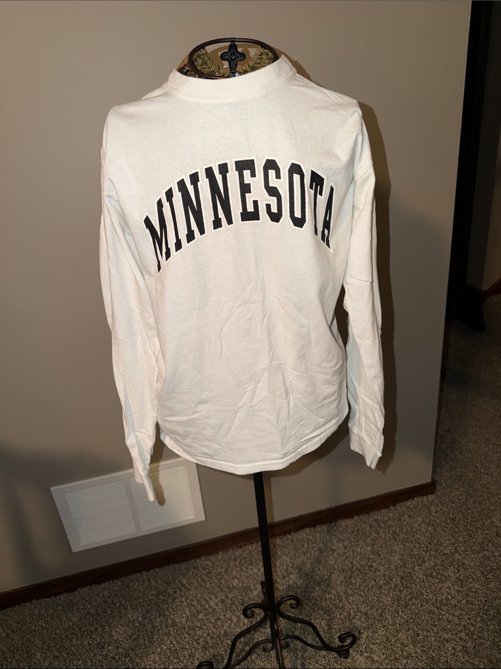 Minnesota White Long-Sleeve Women's